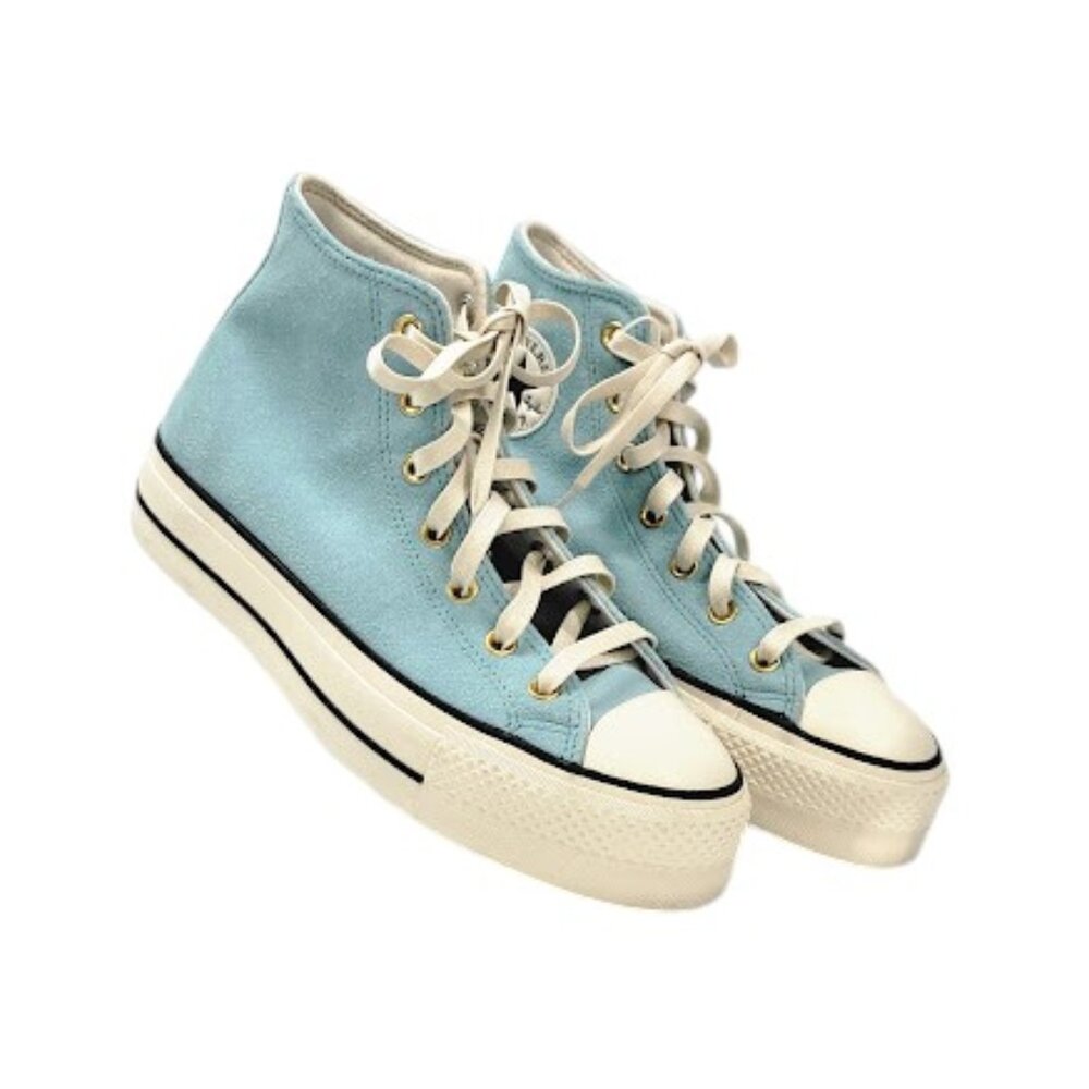 CONVERSE Chuck Taylor All Star Platform Hi Sneakers Blue Women’s Size 9 NWOB